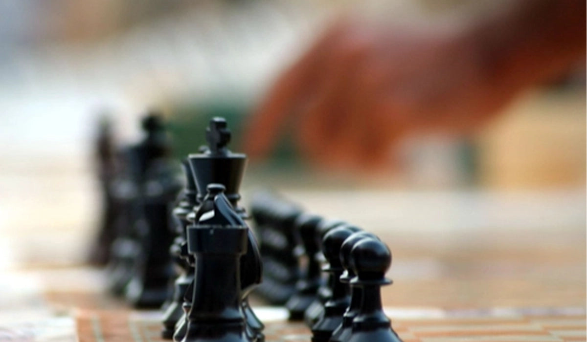 Antiqued and Ebonised Collectors Chess Pieces In Peterborough