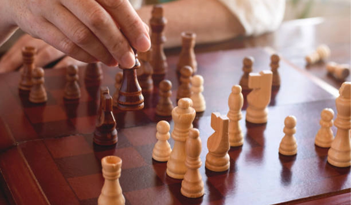 Anegre Imperial Chessmen and Birdseye Maple Chess Board in Colchester